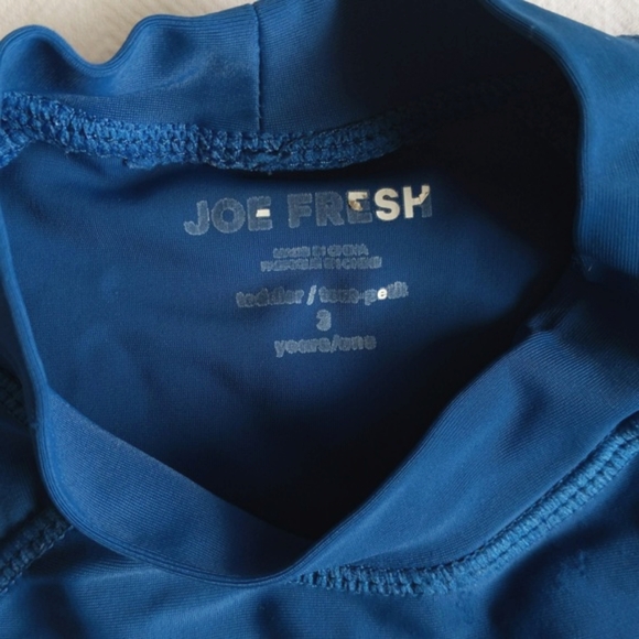 joe fresh short sleeve swim rash guard 3T toddler boys - Picture 3 of 7